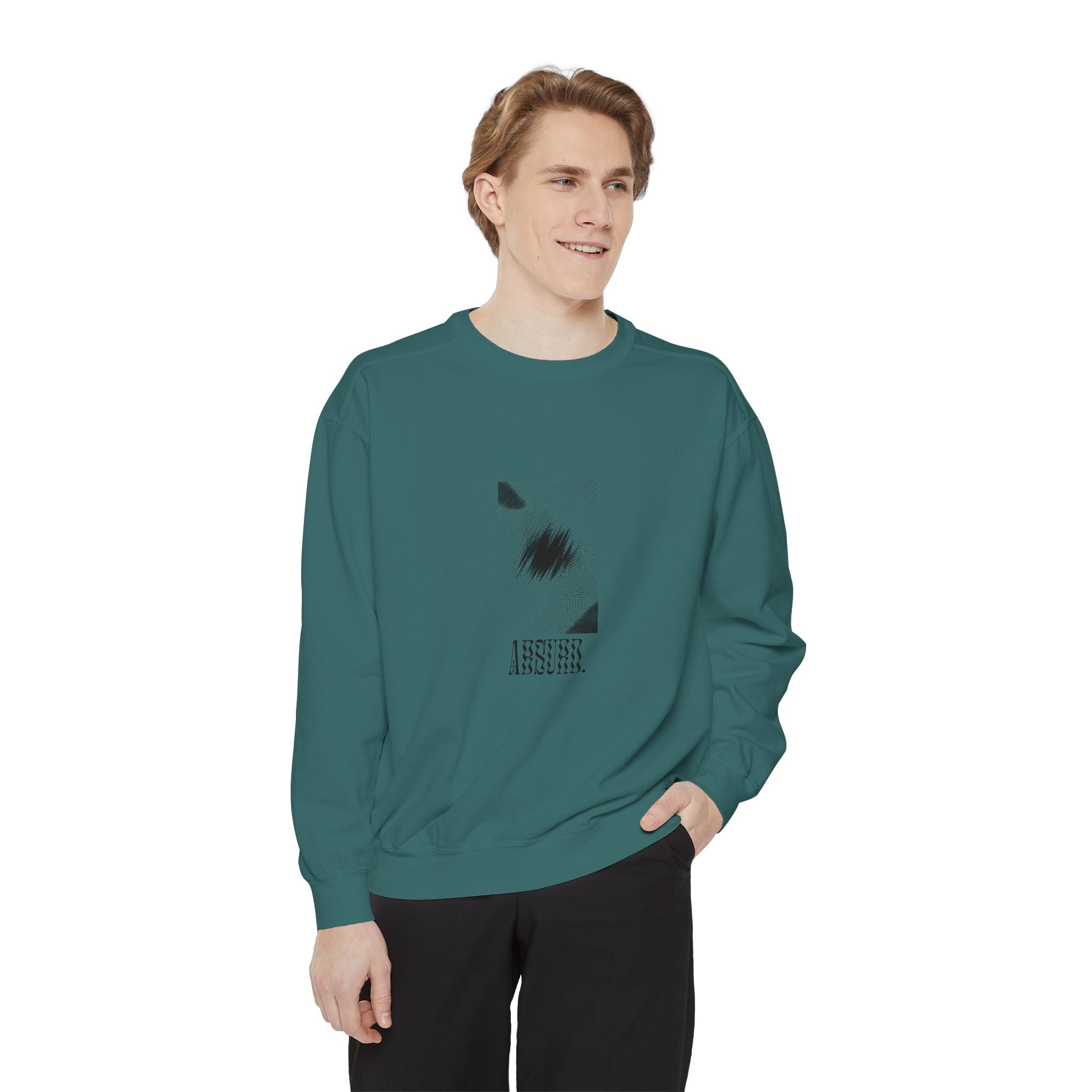 Minimalist Panda Graphic Sweatshirt — 'I NEED REST' Cozy Crewneck