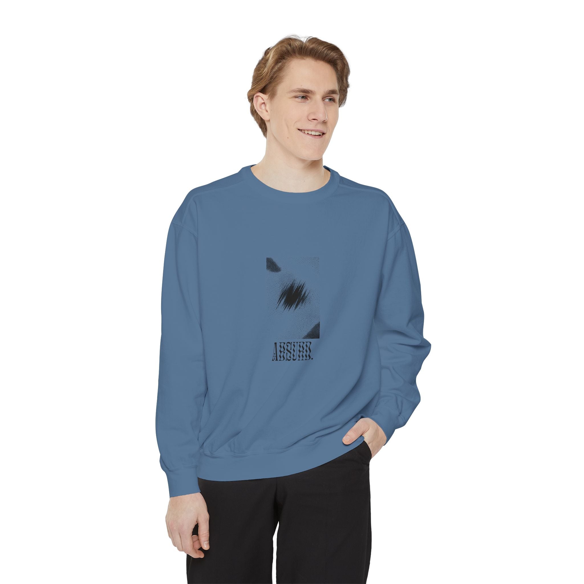 Minimalist Panda Graphic Sweatshirt — 'I NEED REST' Cozy Crewneck
